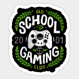 Old School Gaming Club - X Sticker